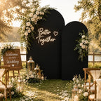 Black Arch Cover 7.2 and 6ft Spandex Arch Backdrop Cover Set of 2 - Image 4