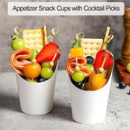 Disposable Charcuterie Cups 120 PCS with 200PCS Sticks and 120PCS Bags - Image 2
