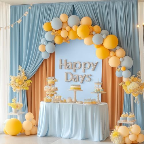Toolterritary Metal Arch Backdrop Stand and Cover Set, 8FT, 7.2FT Party Backdrop, Easy to Assemble, Backdrop Stand for Parties, Birthday, Baby Shower - Image 5