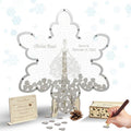 Wooden Heart Drop Box Guest Book Alternative for Sweet 16 & Quinceanera by GIFTSH0PBYHELEN