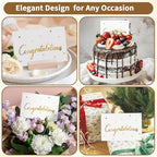 200 PCS Congratulations Cards with Envelopes, 4x6 Inch Gold Foil Lettering - Image 6