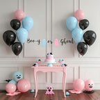 Halloween Baby Shower Decorations - Boo-y or Ghoul Ghost Gender Reveal Banner, Boy or Girl Cake Topper, Cupcake Toppers, Halloween Gender Reveal Decorations - Image 2
