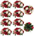 BLOSMON Wedding Flowers Centerpieces for Tables: 15 Rose Flowers, 10 Pcs by Blosmon