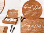 2B1WEDDING Personalized Wedding Guest Book Alternative with Tree Leaves - Image 5