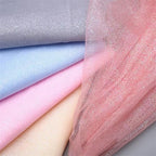 Christmas Glitter Tulle Rolls, Glitter Sparkling Tulle Fabric Netting Fabric Shimmer Color for Skirt Sewing DIY Crafts, Wedding, Baby Shower, Birthday, Gift Packaging, 63" x 5.46 Yards - Image 4