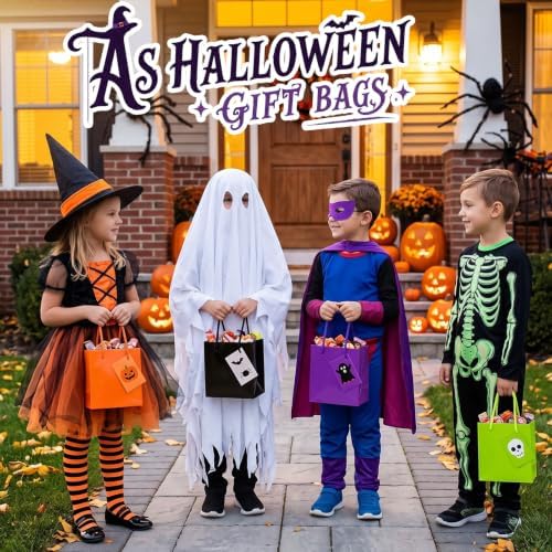 Sherr 100 Pcs Halloween Mini Gift Bags Bulk, 4 x 2.75 x 4.5 in Paper Bag - Image 6