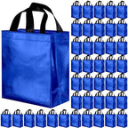 BLEWINDZ 100 Medium Reusable Gift Bags with Handles - Ideal Party Favors & Shopping Bags (10 Colors) by BLEWINDS
