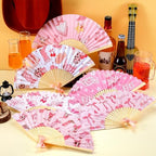 Roowest 36 Pcs Pink Cowgirl Party Favors Fans for Women, Tea Party Decor - Image 4
