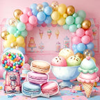 Honoson 4 Pcs Large 32" Candyland Cardboard Cutouts Candy Party Decorations by Honoson