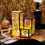 Rossesay 24 Pcs Roaring 20s Lantern Table Centerpiece for 1920s Party Decor - Image 3