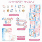 He or She Gender Reveal Decoration,Boy or Girl Gender Reveal Party Supplies - Image 3