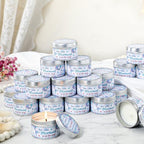 MTLEE Mermaid 24 Pcs Baby Shower Party Favors Candles Lavender Scented Baby Shower Favors for Guests Rustic Tealights Candles Gender Reveal Return Gifts(Colorful, 1.2 oz) - Image 4