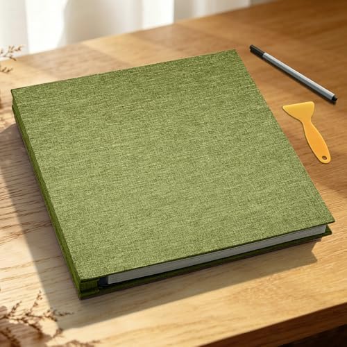 Large Photo Album Self Adhesive Scrapbook Album for 4x6 5x7 8x10 Pictures DIY Photo Book for Wedding, Anniversary, Christmas, Baby Shower, Ideal for Preserving Precious Moments - Image 6