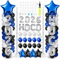 2 Sets Homecoming 2026 Balloon Column Stand Party Decorations Kits with Balloons Class of 2026 Hoco Balloon Tower Stand Kit for Homecoming Prom Party Photo Booth Props Backdrop Decor Party Supplies by Unknown