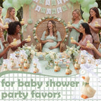 Conelist 16 Sets Silly Goose Party Favors Silly Goose Candle, Green - Image 2