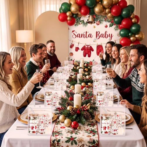 Boao 6 Set Christmas Santa Baby Shower Game Prizes Favors for Player Winner - Image 6