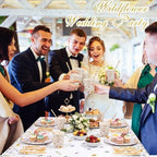LemonRoad 452 Pcs Miss to Mrs Floral Bridal Shower Decorations for 50, Wildflower Bridal Shower Paper Plates Napkins Cups Tablecloth Cutlery Straws for Wedding Bachelorette Engagement Party Supplies - Image 5