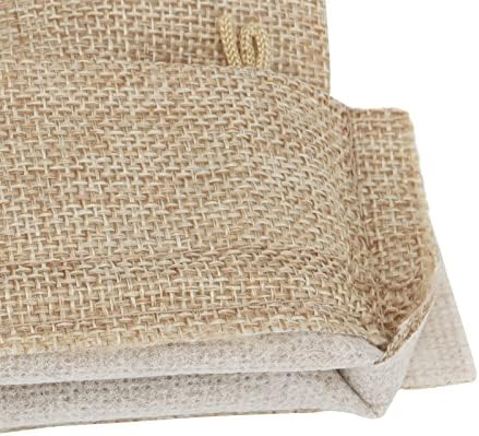 MOUYAT 30 PCS 8 x 12 Inch Burlap Bags with Drawstring, Reusable Burlap Drawstring Gift Bags, Party Favor Sacks Bulk for Wedding Party Christmas Birthday Presents Snacks Jewelry Kitchen Storage - Image 3
