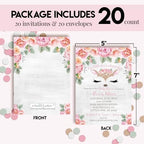 Amanda Creation Custom Baby Shower Invites Oh Deer Baby Shower Invitation 20 5x7 Custom Personalized Invites With Envelopes - Image 4