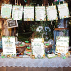 Sherr 476 Pcs Safari Baby Shower Games, 6 Sets Jungle Animal Activities - Image 5