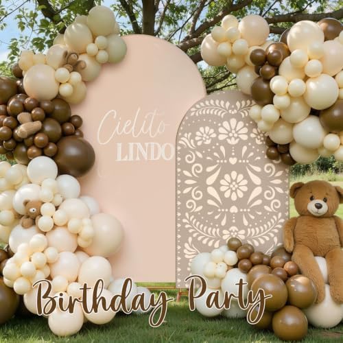 Mindsoft 2 Pcs Cielito Lindo Arch Backdrop Cover, Khaki - Image 7