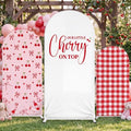 Tingjoo 3 Pcs Our Little Cherry on Top Baby Shower Arch Backdrop Cover by Tingjoo