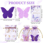 60 Sets Butterfly Soap Baby Shower Favors for Guests Party Gifts - Image 2