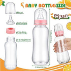 TrelaCo 12 Pcs Orange Theme Baby Shower Games Bottle Chug Wooden Sign Set - Image 4