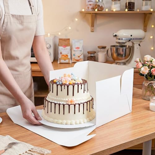 Arttown 30 Pack Cake Boxes 10 Inch Tall Multi-Layer White - Image 5