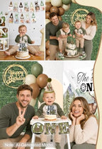 The Big One Party Decorations Hunting, All-in-One Set for 25 Guests - Image 7