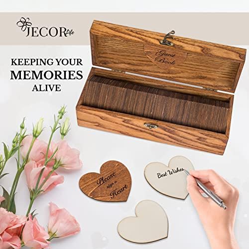 Jecor Wedding Guest Book Alternative with Sign Guest Book Wedding Reception - Image 2
