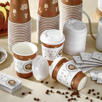 Vesici 60 Pcs 14oz A Baby Is Brewing Coffee Cups Decorations - Image 4