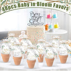Reallnaive 48 Sets Baby in Bloom Baby Shower Party Favors Seed Packets - Image 5