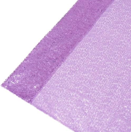 Eternal Beauty Lavender Sequin Backdrop Curtains, 4 Panels 2x8FT - Image 6