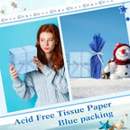 500 Sheets Blue Series Tissue Paper Bulk 15 x 20 Inch for Homecoming Gifts - Image 6