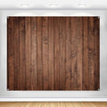 Wood Backdrop 10x8ft Brown Wooden Rustic Floor Panel Board Fabric Background Baby Shower Birthday Wedding Decorations Banner Large Polyester Western Barn Party Wall Decor Photo Props by Unknown
