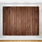 Wood Backdrop 10x8ft Brown Wooden Rustic Floor Panel Board Fabric Background Baby Shower Birthday Wedding Decorations Banner Large Polyester Western Barn Party Wall Decor Photo Props by Unknown