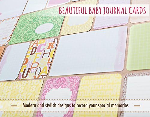 Baby is Here! First Year Photo Album, Sunflower, Baby Girl Cards, 60 Printed Photos - Image 5
