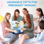 iAOVUEBY Baby Gift Set for Newborn, New Baby Boy Gift Basket, Newborn Essentials Hat Onesie Bear Toys Keepsake Blanket Infant Diaper Changing Pad Bibs, Baby Shower Gifts for Boys - Image 7