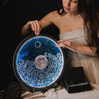 Personalized Celestial Wedding Guest Book Alternative,LED Light,Moon & Stars Party Decor,Under The Stars Sign,Engagement Gift for Couple,Wedding Sign (30cm (50 Stars)) by WEIYOUDP