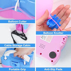 Dagelar Snow 5th Birthday Decorations Girl and 3-in-1 Electric Balloon Pump - Image 7