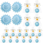Demissle 40 Pcs Sunflower Soap Here Comes The Son Baby Shower Favor, Blue by Demissle