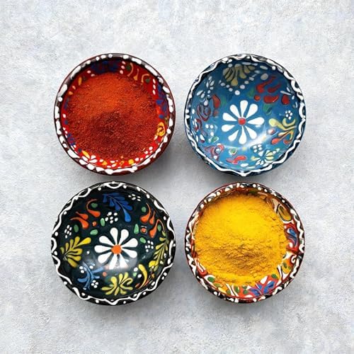 Wedding Favors for Guests Bulk,Bridal Shower Favors for Guest,Set of Ceramic Bowls in Gold Box, Baby Shower Favors Bulk, Mexico Wedding Favors, Mexican Style Gift (Multi Color, Set of 20) - Image 4