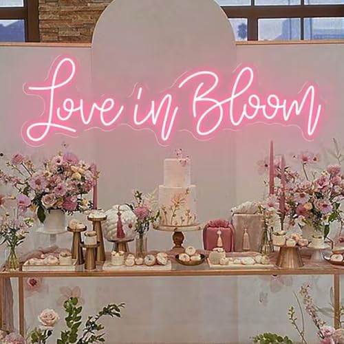 Love in Bloom Neon Sign, Wedding LED Light Sign - Image 4