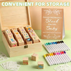 wookidel 118PCS Baby Shower Games Kit, Baby Blocks for Baby Shower - Image 7