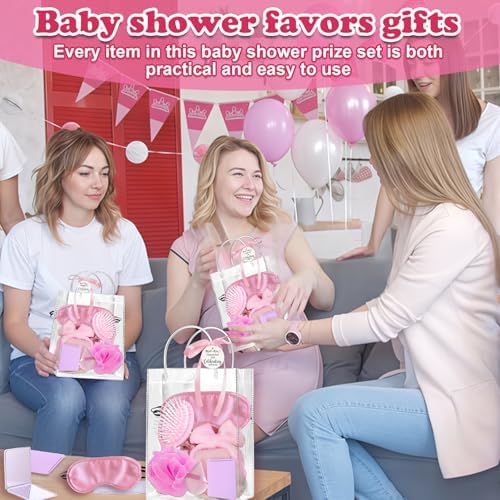 6 Set Baby Shower Prize for Winner Guest Pink Bridal Shower Favor Gifts - Image 6