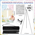 Yousoontic Bee Gender Reveal Voting Board with Easel Display Stand Voting What Will Baby Bee Gender Reveal Decorations Decorations for Boy or Girl Party Supplies - Image 2