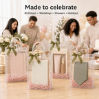 Dobafun Clear Gift Bags with Handles, 55 PCS Clear Goodie Bags with Ribbon - Image 3