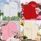 Gawicpy Wedding Arch Backdrop Stand Set Metal Arch Backdrop Stand with Wedding Arch Cover, Wedding Balloon Arch Backdrop Stand for Birthday, Baby Shower, Anniversary (White, 5.9FT+7.2FT) - Image 7