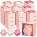 Loopeer 50 Pcs Rose Soap Favors for Wedding Bridal Shower Mini Flower Shaped Scented Soap Guest Gift Bulk with Box for Baby Shower Birthday Party Anniversary Decor(Beige, Pink, Rose Red) by Loopeer